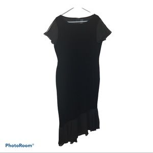 Black Velvet Dress Large